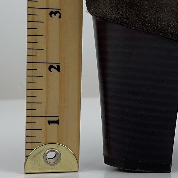 LA CANADIENNE Suede High Heel Boots Size 8M - Picture 6 of 11